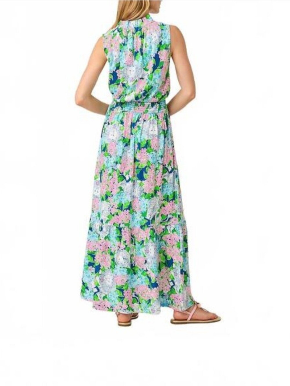 NEW LILLY PULITZER amiria maxi dress in lydia the lion XL - Picture 6 of 11